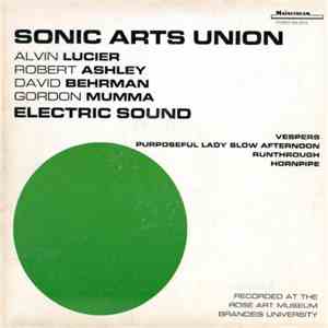 Sonic Arts Union - Electric Sound