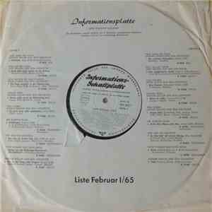 Various - Informationsplatte - Liste Februar I/65