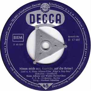 Hans Albers - Nimm mich mit , Kapitän, auf die Reise!