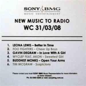 Various - New Music To Radio WC 31/03/08