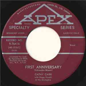 Cathy Carr with Hugo Peretti & His Orchestra - First Anniversary / With Love