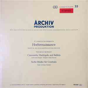 Thomas Morley - Canzonets, Madrigals, and Ballets_Sechs Stücke für Cembalo