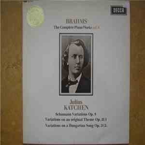 Brahms, Julius Katchen - The Complete Piano Works Vol. 6