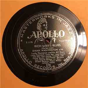 Dinah Washington With Lucky Thompson And His All Stars - Rich Man’s Blues / Walking Blues