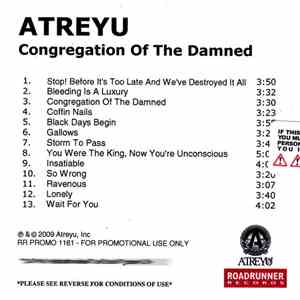 Atreyu - Congregation Of The Damned