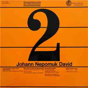 Johann Nepomuk David - Johann Nepomuk David