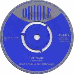 Lewis Lymon & The Teenchords - Too Young / Your Last Chance