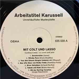 Various - Mit Colt Und Lasso