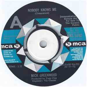 Mick Greenwood  - Nobody Knows Me