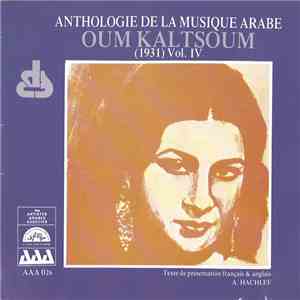 Oum Kaltsoum - Oum Kaltsoum  Volume IV