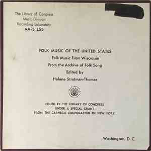 Various - Folk Music From Wisconsin
