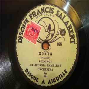 California Ramblers - Sonya / Alone At Last