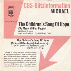 Michael  - The Children's Song Of Hope (So Many Million People)