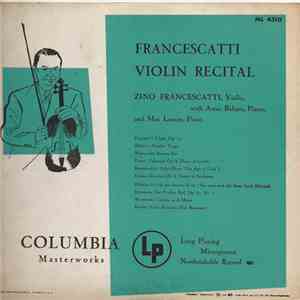 Zino Francescatti - Violin Recital