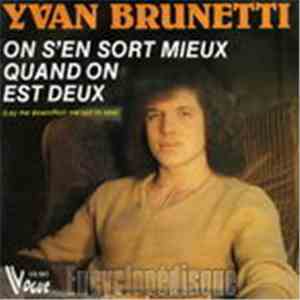 Yvan Brunetti - Zonder Jou / De Jacht Is Open