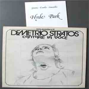 Demetrio Stratos - Cantare La Voce