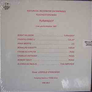 Giacomo Puccini, Leopold Stokowski, Birgit Nilsson, Franco Corelli, Anna Moffo - Turandot