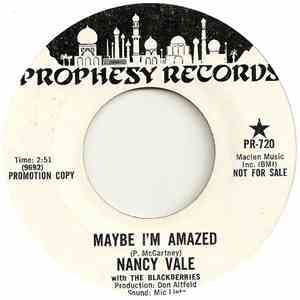 Nancy Vale - Shadow Of Your Love / Maybe I'm Amazed