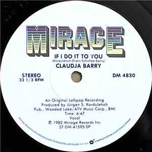 Claudja Barry - If I Do It To You