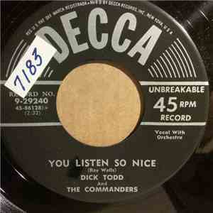 Dick Todd And The Commanders - You Listen So Nice