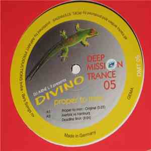 DJ Arne L II Presents Divino - Proper To Men