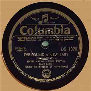 Harry Parrys Radio Rhythm Club Sextet - I've Found A New Baby / Black Eyes
