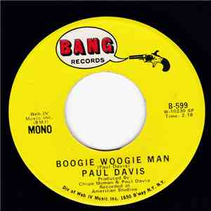 Paul Davis  - Boogie Woogie Man