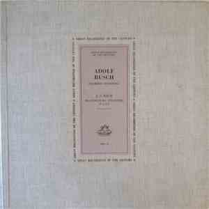 Johann Sebastian Bach, Orchestre De Chambre Adolf Busch, Adolph Busch - Brandenburg Concertos 1 - 2 - 6