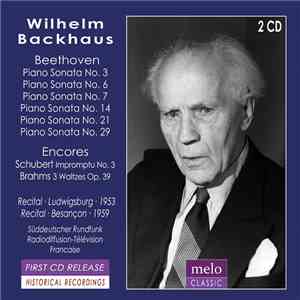 Wilhelm Backhaus, Beethoven - Recital Ludwigsburg, 1953, Recital Besançon, 1959