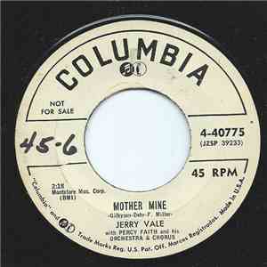Jerry Vale With Percy Faith & His Orch. & Chorus - Mother Mine / Tell Me So