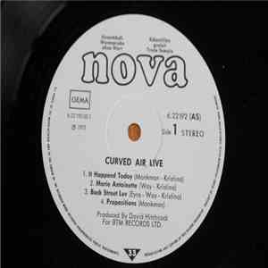 Curved Air - Curved Air Live