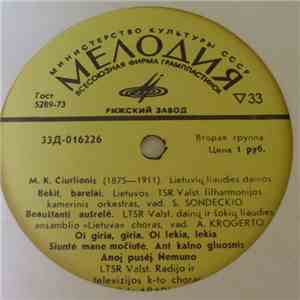M. K. Čiurlionis - Styginis Kvartetas C-moll / Lietuvių Liaudies Dainos
