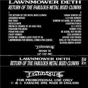 Lawnmower Deth - Return Of The Fabulous Metal Bozo Clowns