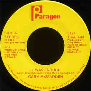Gary McSpadden - It Was Enough