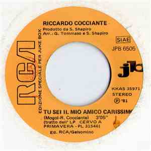 Riccardo Cocciante / Ivano Fossati - Tu Sei Il Mio Amico Carissimo / Panama