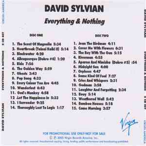 David Sylvian - Everything And Nothing
