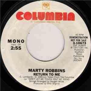 Marty Robbins - Return To Me