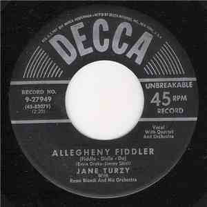 Jane Turzy With Remo Biondi And His Orchestra - Allegheny Fiddler / Mountain Laurel