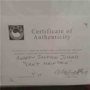 Andrew Jackson Jihad - Can't Maintain