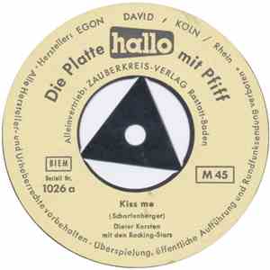 Dieter Kersten Mit Den Rocking Stars / Charly Liedgens Combo - Kiss Me / Poem