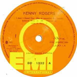 Kenny Rogers - I Don't Need You (No Te Necesito)