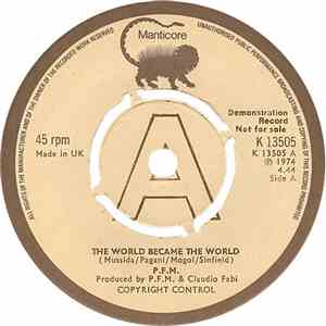 P.F.M. - The World Became The World