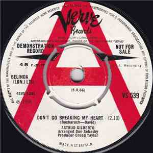Astrud Gilberto - Don't Go Breaking My Heart / She's A Carioca