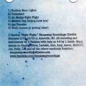 D. Haddon - Night Flight