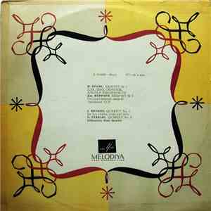 J. Brahms / G. Ferrari - Lithuanian State Quartet - Quartet No. 1 For Two Violins, Viola And Cello / Quartet No. 3
