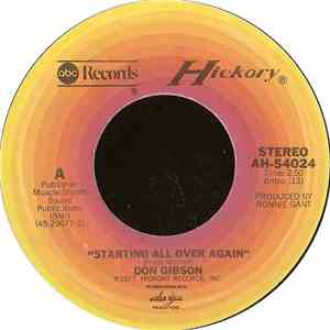 Don Gibson - Starting All Over Again