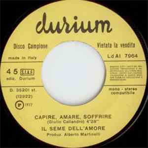 Il Seme Dell'Amore - Capire, Amare, Soffrire