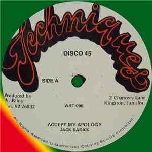 Jack Radics / Red Dragon - Accept My Apology