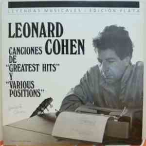 Leonard Cohen - Canciones de "Greatest Hits" Y "Various Positions"