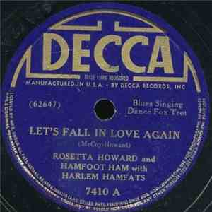 Rosetta Howard, Hamfoot Ham With Harlem Hamfats - Let's Fall In Love Again / It's Your Turn